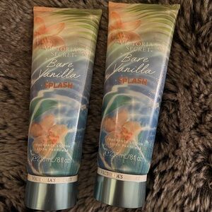 NEW Victoria’s Secret Bare vanilla splash Body Lotion 8 floz X 2